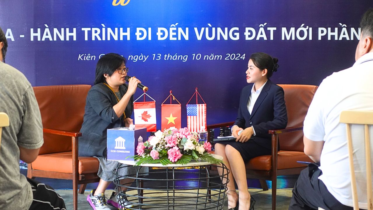 COFFEE TALK "CANADA – HÀNH TRÌNH ĐI ĐẾN VÙNG ĐẤT MỚI (PHẦN 3)" TẠI RẠCH GIÁ