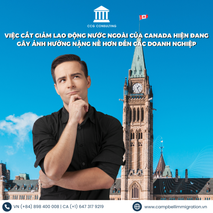 VIỆC CẮT GIẢM LAO ĐỘNG NƯỚC NGOÀI CỦA CANADA HIỆN ĐANG GÂY ẢNH HƯỞNG NẶNG NỀ HƠN ĐẾN CÁC DOANH NGHIỆP
