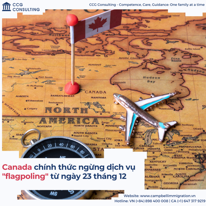 CANADA CHÍNH THỨC NGỪNG DỊCH VỤ "FLAGPOLING" TỪ NGÀY 23 THÁNG 12