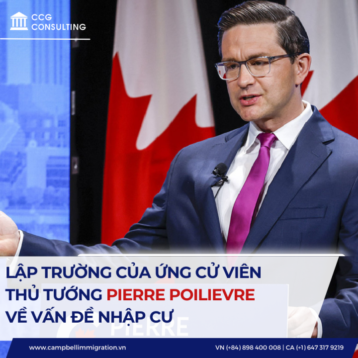 LẬP TRƯỜNG CỦA ỨNG CỬ VIÊN THỦ TƯỚNG PIERRE POILIEVRE VỀ VẤN ĐỀ NHẬP CƯ