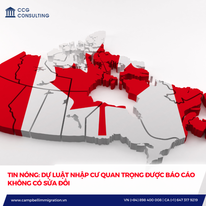 TIN NÓNG: DỰ LUẬT NHẬP CƯ QUAN TRỌNG ĐƯỢC BÁO CÁO KHÔNG CÓ SỬA ĐỔI