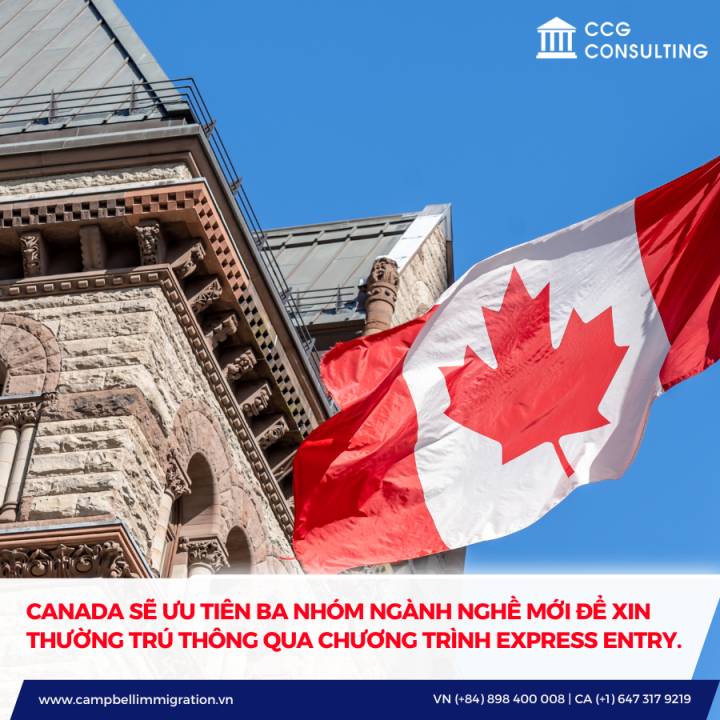 CANADA SẼ ƯU TIÊN BA NHÓM NGÀNH NGHỀ MỚI ĐỂ XIN THƯỜNG TRÚ THÔNG QUA CHƯƠNG TRÌNH EXPRESS ENTRY.