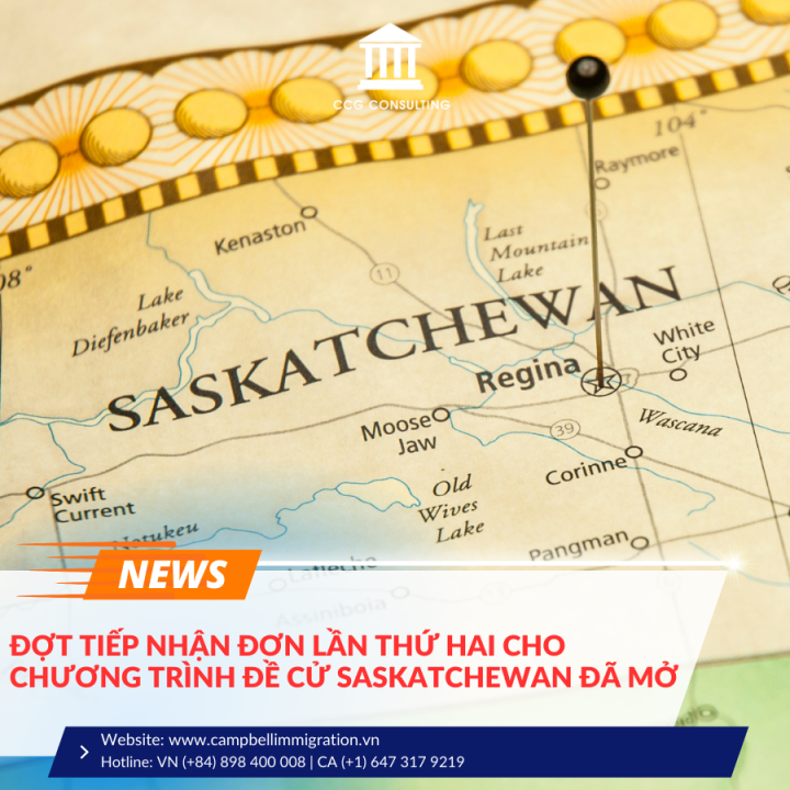 ĐỢT TIẾP NHẬN ĐƠN LẦN THỨ HAI CHO CHƯƠNG TRÌNH ĐỀ CỬ SASKATCHEWAN ĐÃ MỞ