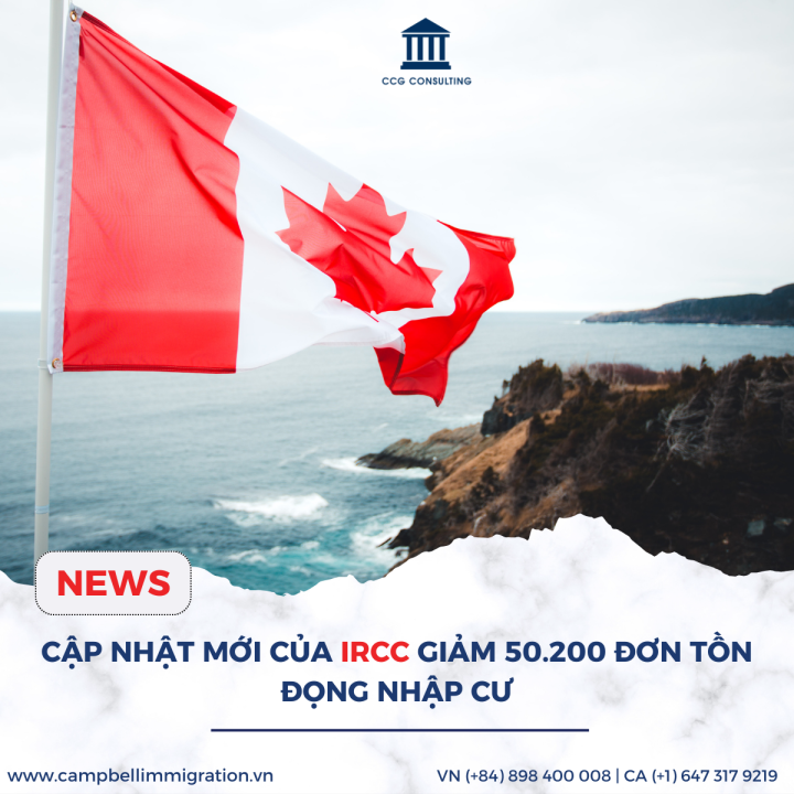 CẬP NHẬT MỚI CỦA IRCC: GIẢM 50.200 ĐƠN TỒN ĐỌNG NHẬP CƯ