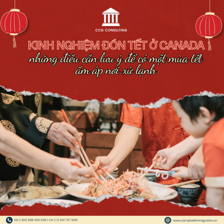 KINH NGHIỆM ĐÓN TẾT Ở CANADA: NHỮNG ĐIỀU CẦN LƯU Ý ĐỂ CÓ MỘT MÙA TẾT ẤM ÁP NƠI XỨ LẠNH