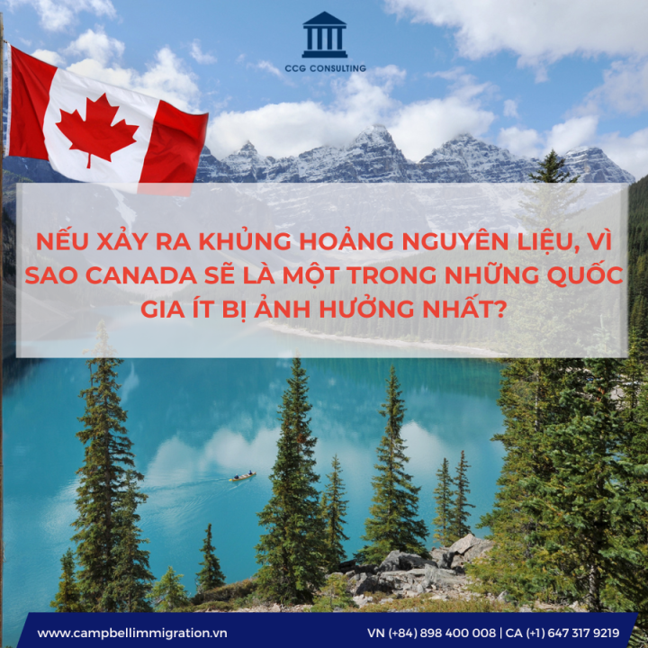 NẾU XẢY RA KHỦNG HOẢNG NGUYÊN LIỆU, VÌ SAO CANADA SẼ LÀ MỘT TRONG NHỮNG QUỐC GIA ÍT BỊ ẢNH HƯỞNG NHẤT?