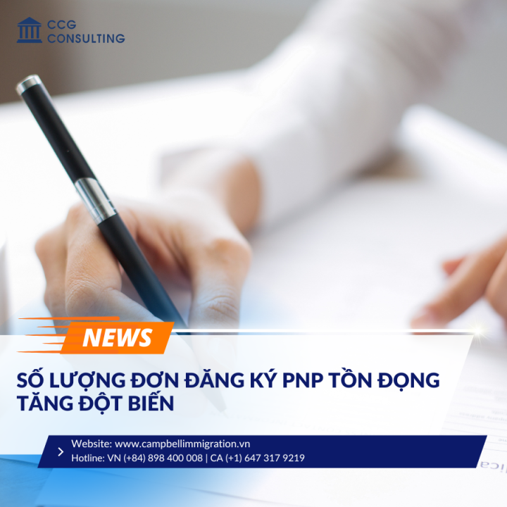 SỐ LƯỢNG ĐƠN ĐĂNG KÝ PNP TỒN ĐỌNG TĂNG ĐỘT BIẾN