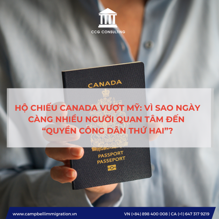 HỘ CHIẾU CANADA VƯỢT MỸ: VÌ SAO NGÀY CÀNG NHIỀU NGƯỜI QUAN TÂM ĐẾN “QUYỀN CÔNG DÂN THỨ HAI”?
