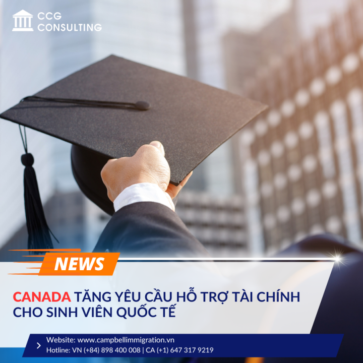 CANADA TĂNG YÊU CẦU HỖ TRỢ TÀI CHÍNH CHO SINH VIÊN QUỐC TẾ