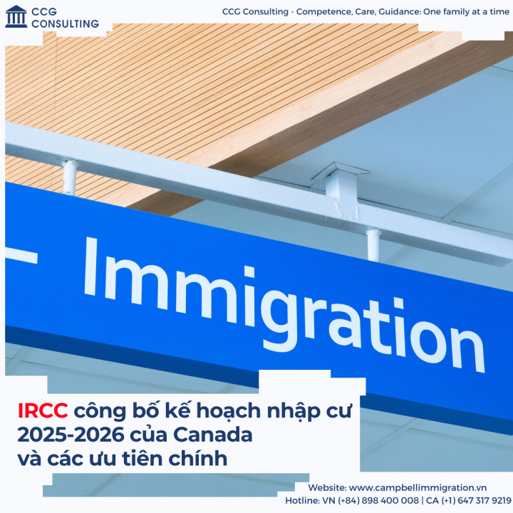 IRCC CÔNG BỐ KẾ HOẠCH NHẬP CƯ 2025-2026 CỦA CANADA VÀ CÁC ƯU TIÊN CHÍNH