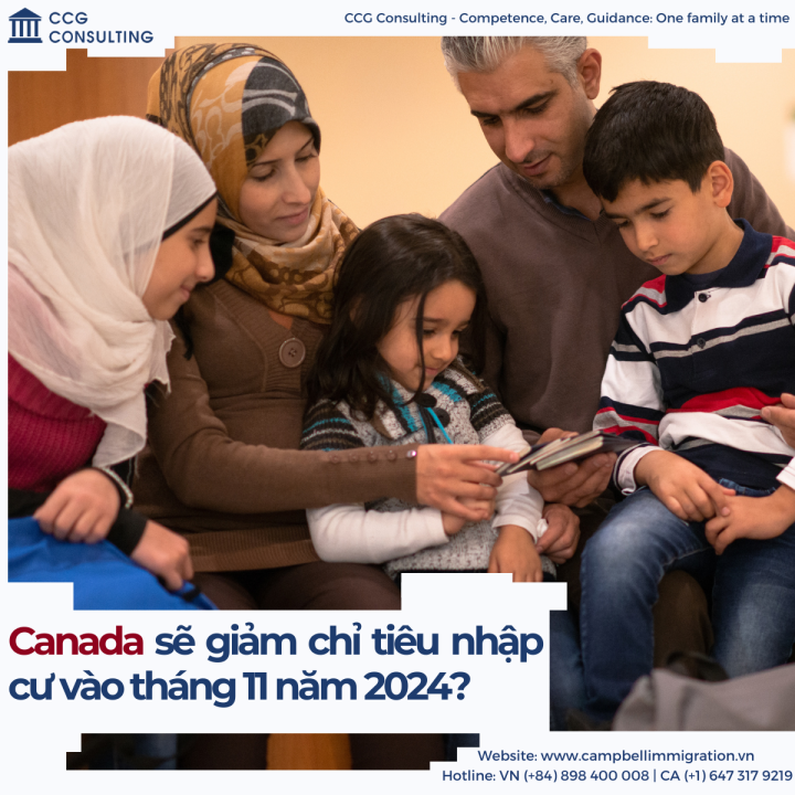 CANADA SẼ GIẢM CHỈ TIÊU NHẬP CƯ VÀO THÁNG 11 NĂM 2024?