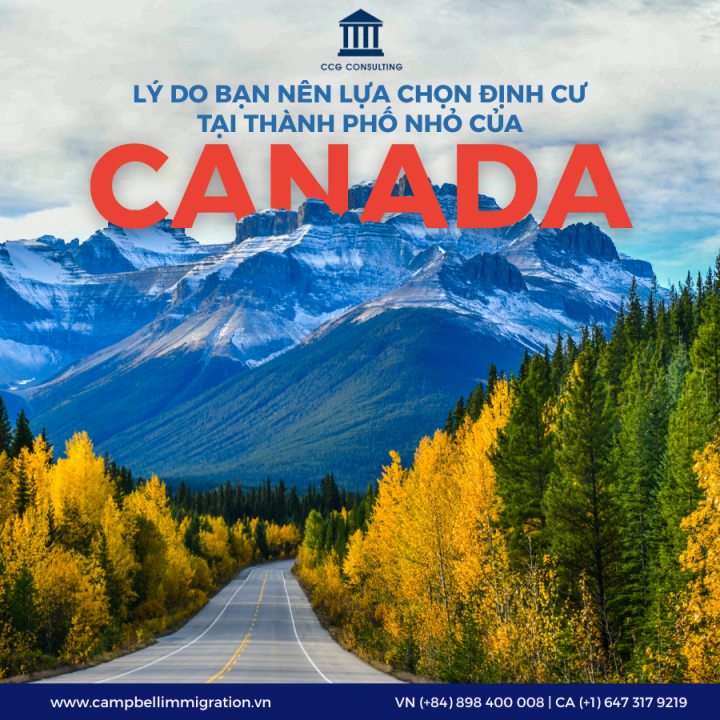 LÝ DO BẠN NÊN LỰA CHỌN ĐỊNH CƯ TẠI THÀNH PHỐ NHỎ Ở CANADA
