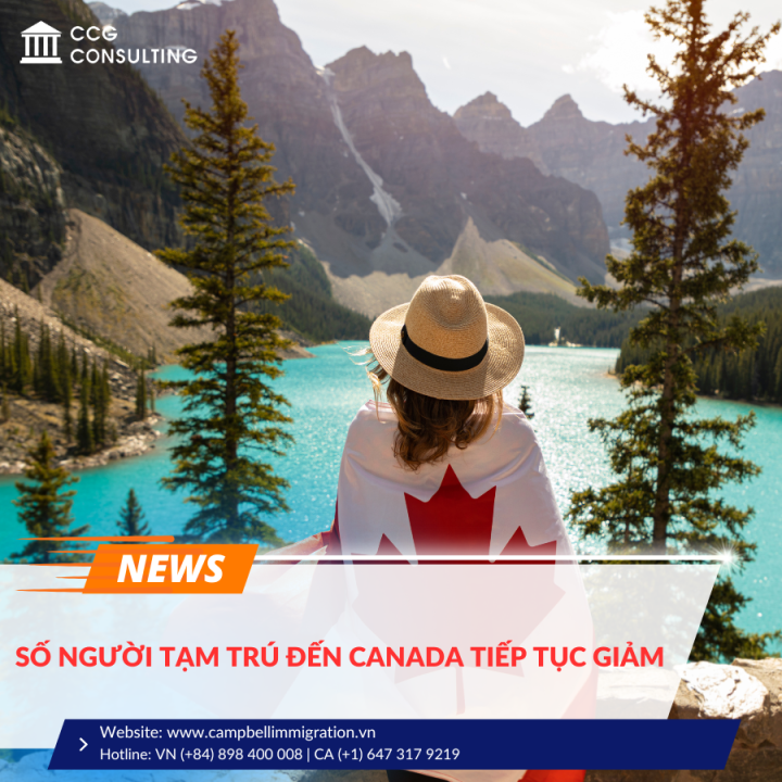 SỐ NGƯỜI TẠM TRÚ ĐẾN CANADA TIẾP TỤC GIẢM